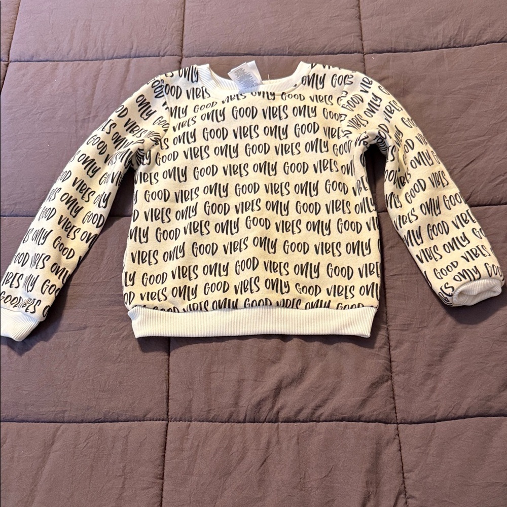 Toddler girl print sweatshirt